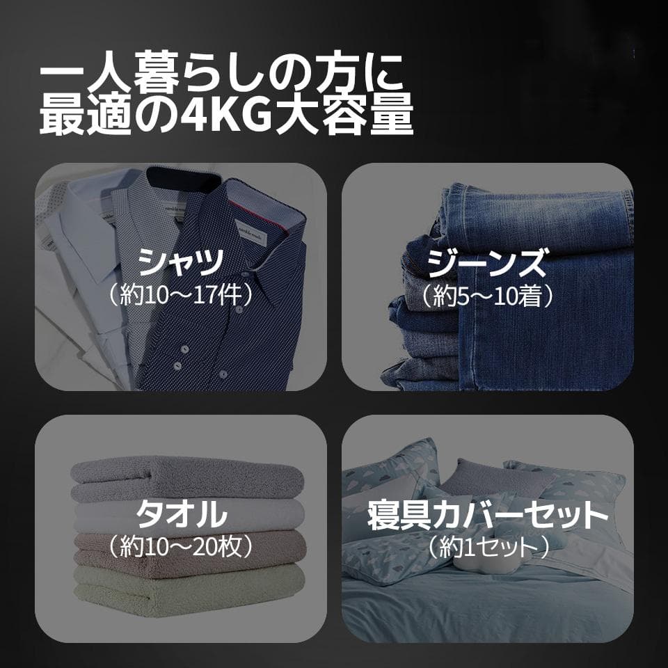 在庫一掃！衣類乾燥機 4kg 湿気対策 梅雨対策 カビ対策 花粉対策