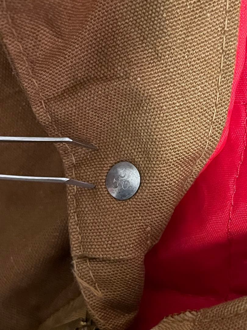 60's wrangler 斜めBLUE BELLダック裏地付きオールインワンM