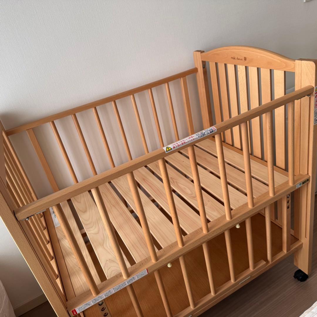miki house 木製ベビーベッド　ミニサイズ