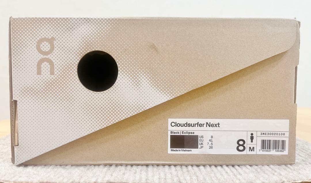 On ランニングシューズCloudsurfer next 26cm Black