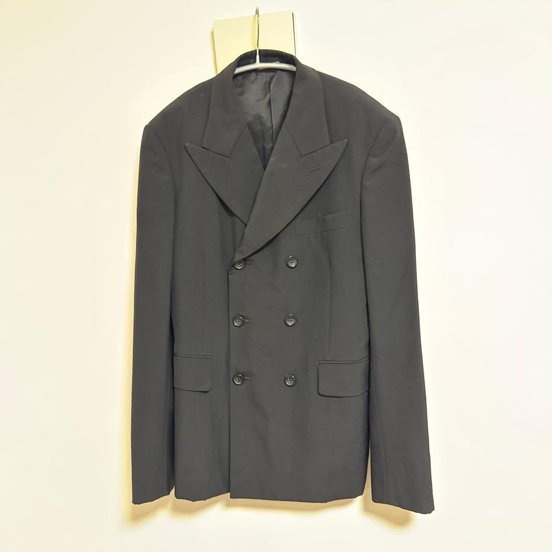 AD2020 コムデギャルソンオムプリュス ダブル ウール ピークド ジャケット