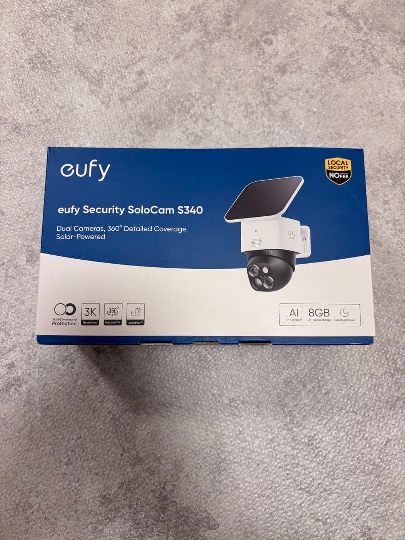 防犯カメラ eufy Security SoloCam S340 anker