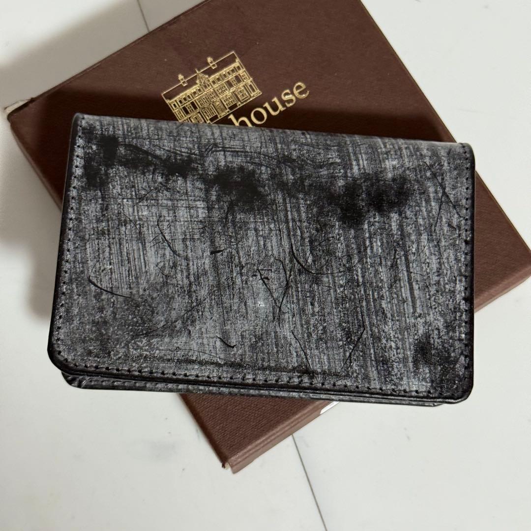 ⭐️未使用⭐️ホワイトハウスコックス　名刺入れ　ブライドルレザー　ブラック