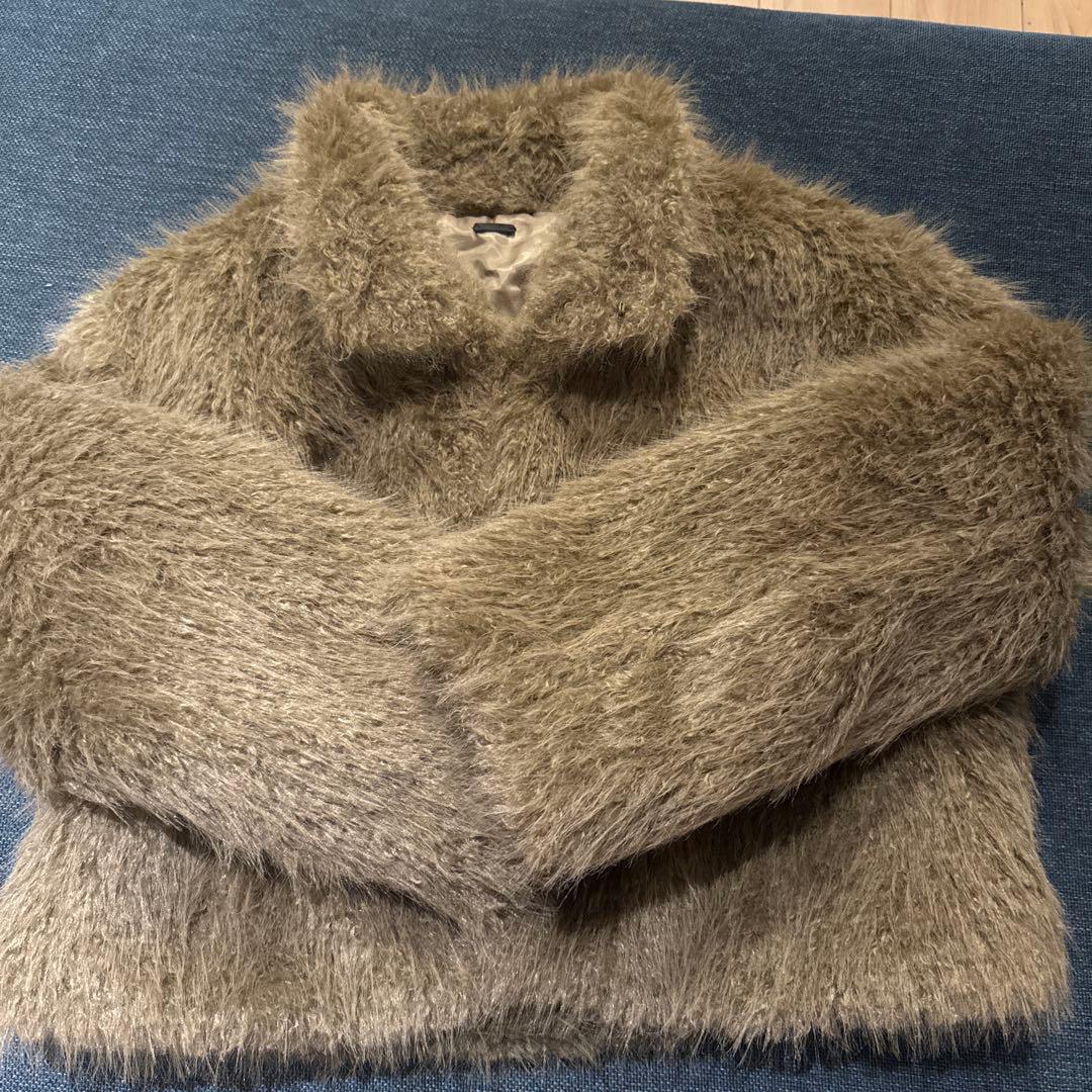 efu 新品　ファーショートジャケット
