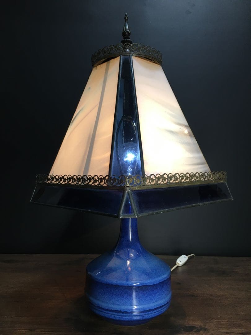 Desiree Denmark ステンドグラス　テーブルランプ　デンマーク製