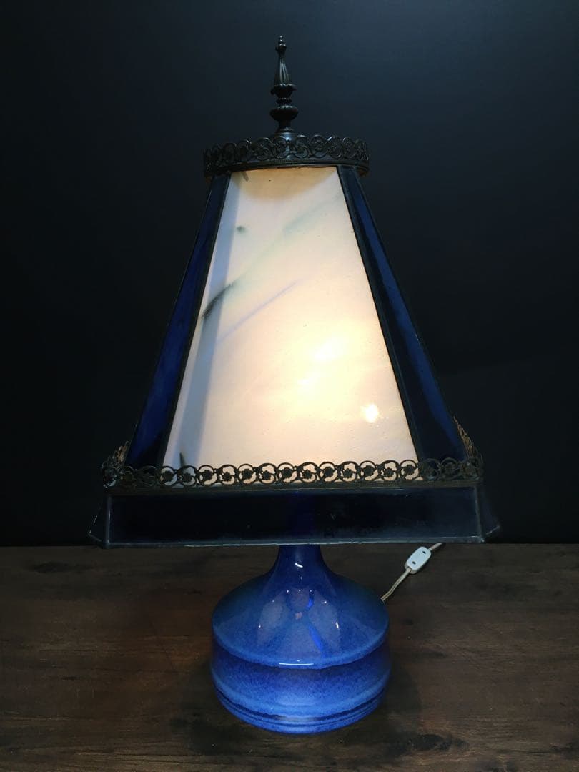 Desiree Denmark ステンドグラス　テーブルランプ　デンマーク製