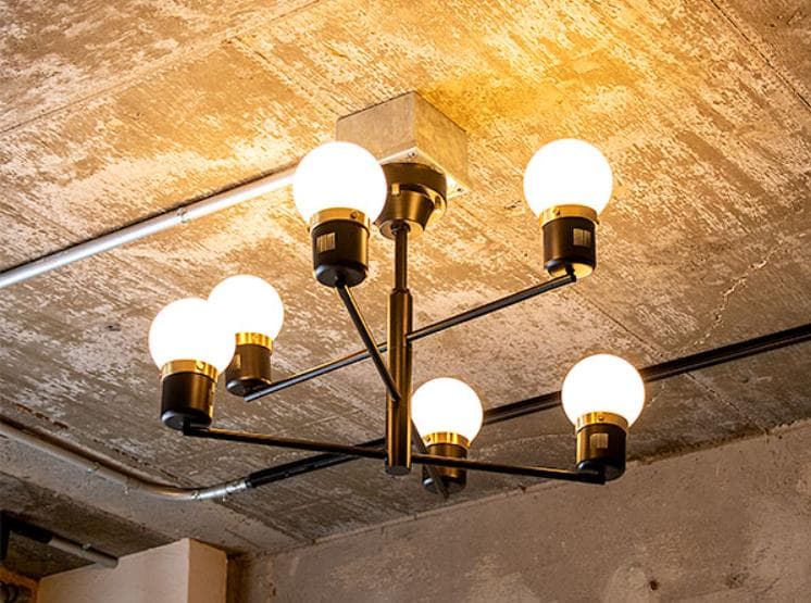 「LED電球付き」おしゃれ シーリングライト 6灯 LED 対応 照明器具