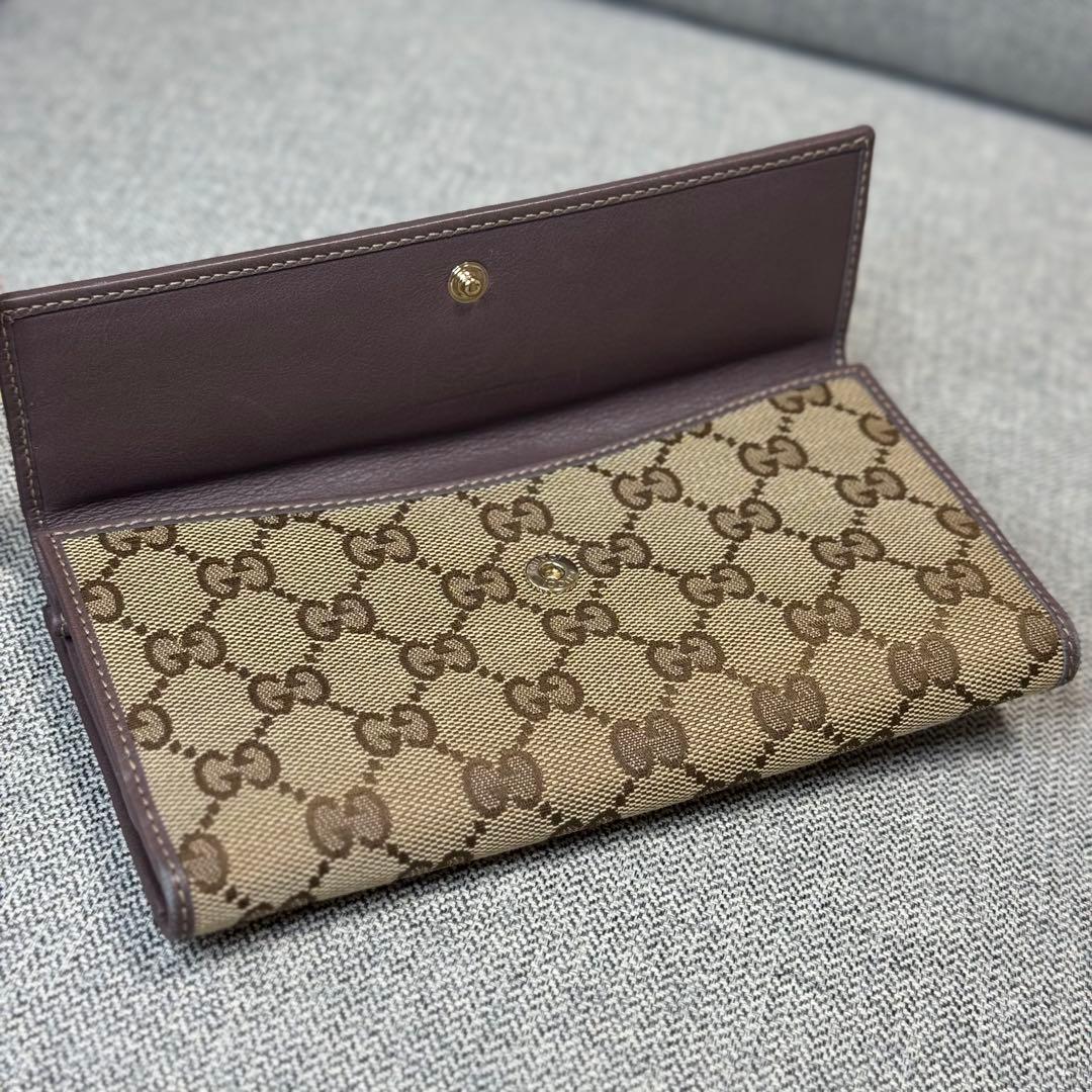 GUCCI グッチ メイフェア プリンシー ロングウォレット GG キャンバス