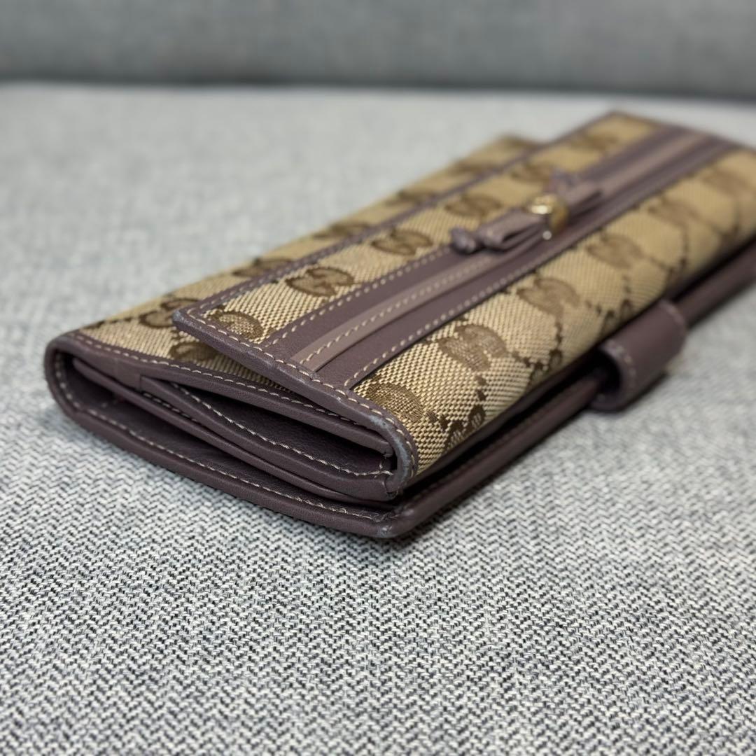 GUCCI グッチ メイフェア プリンシー ロングウォレット GG キャンバス