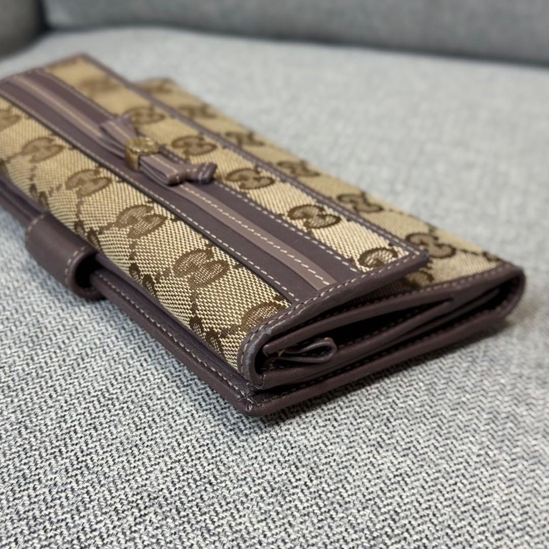 GUCCI グッチ メイフェア プリンシー ロングウォレット GG キャンバス