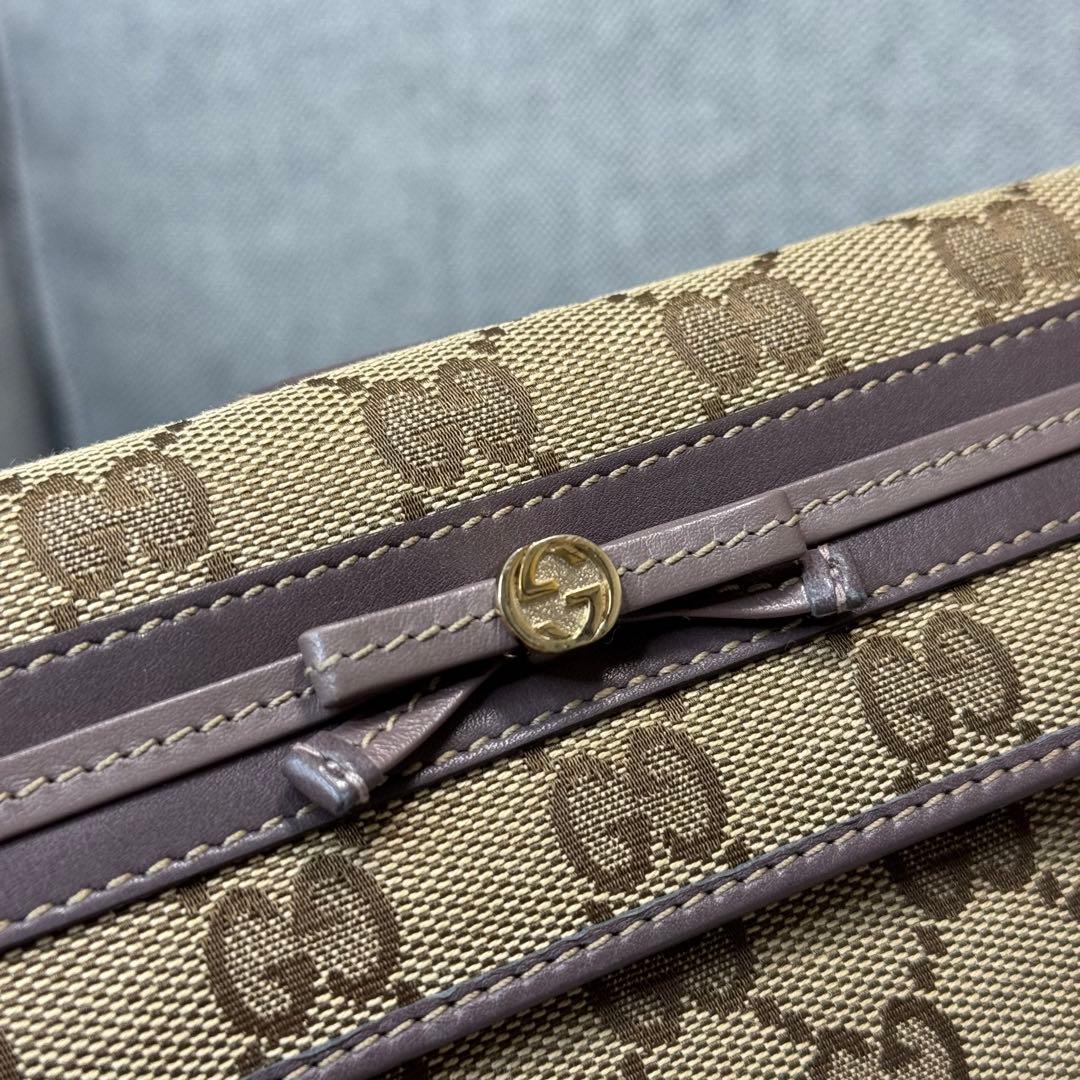 GUCCI グッチ メイフェア プリンシー ロングウォレット GG キャンバス