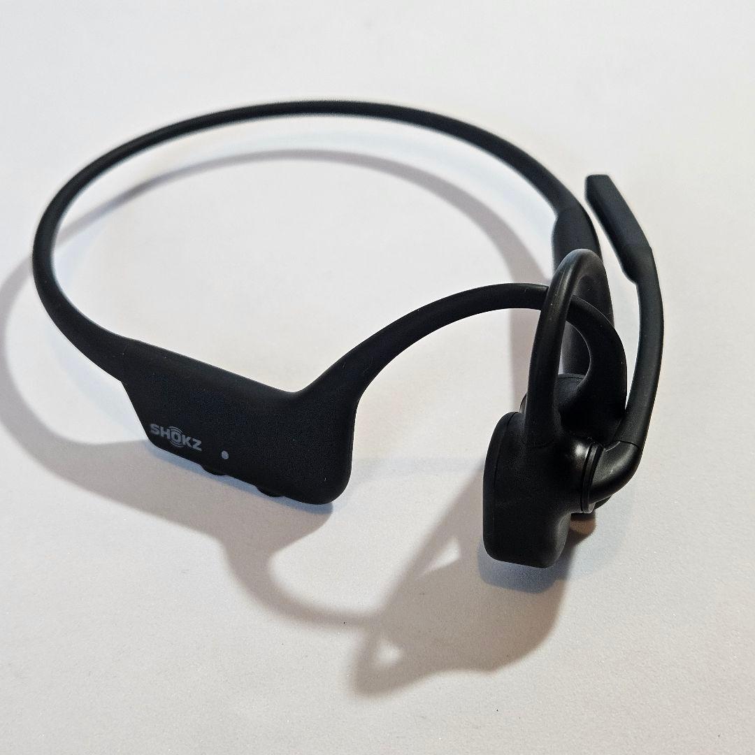 Shokz OpenComm 骨伝導ヘッドセット C102 ブラック 動作確認済