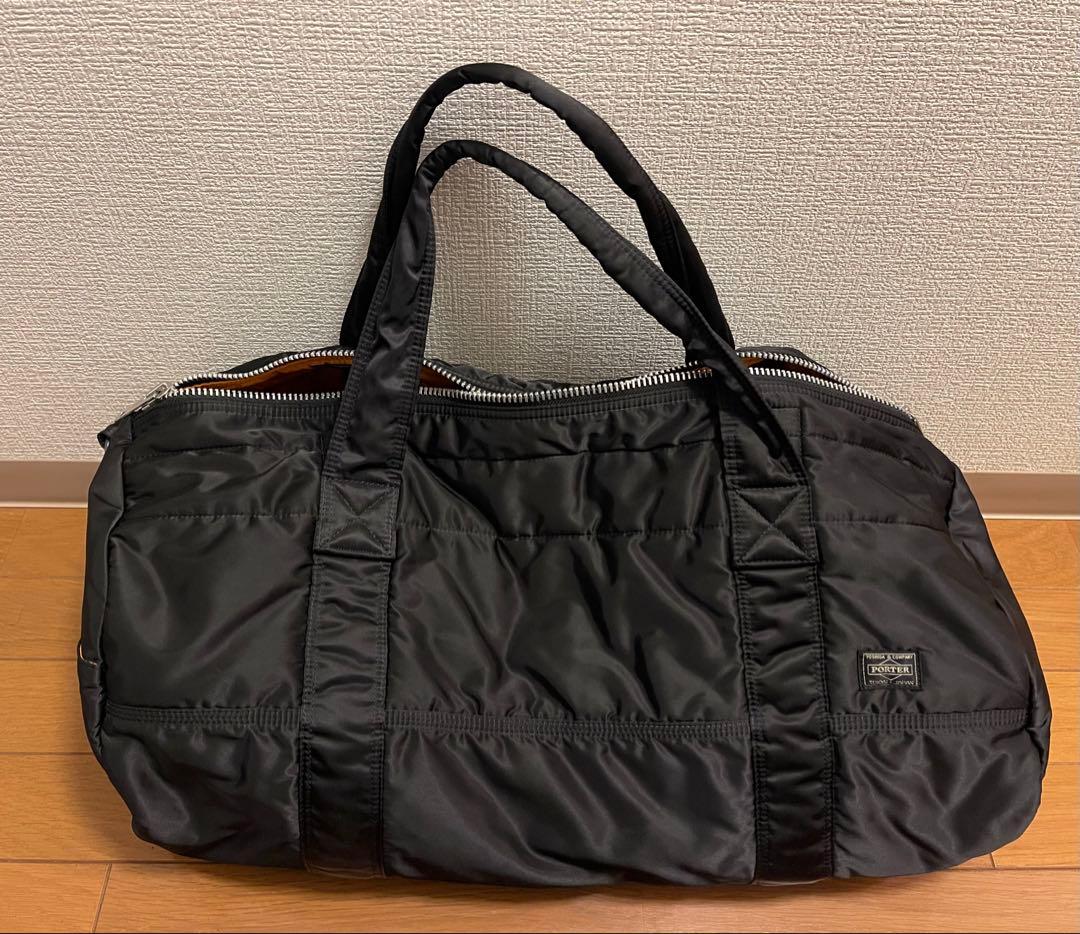 PORTER / TANKER 2WAY DUFFLE BAG(M) ブラック