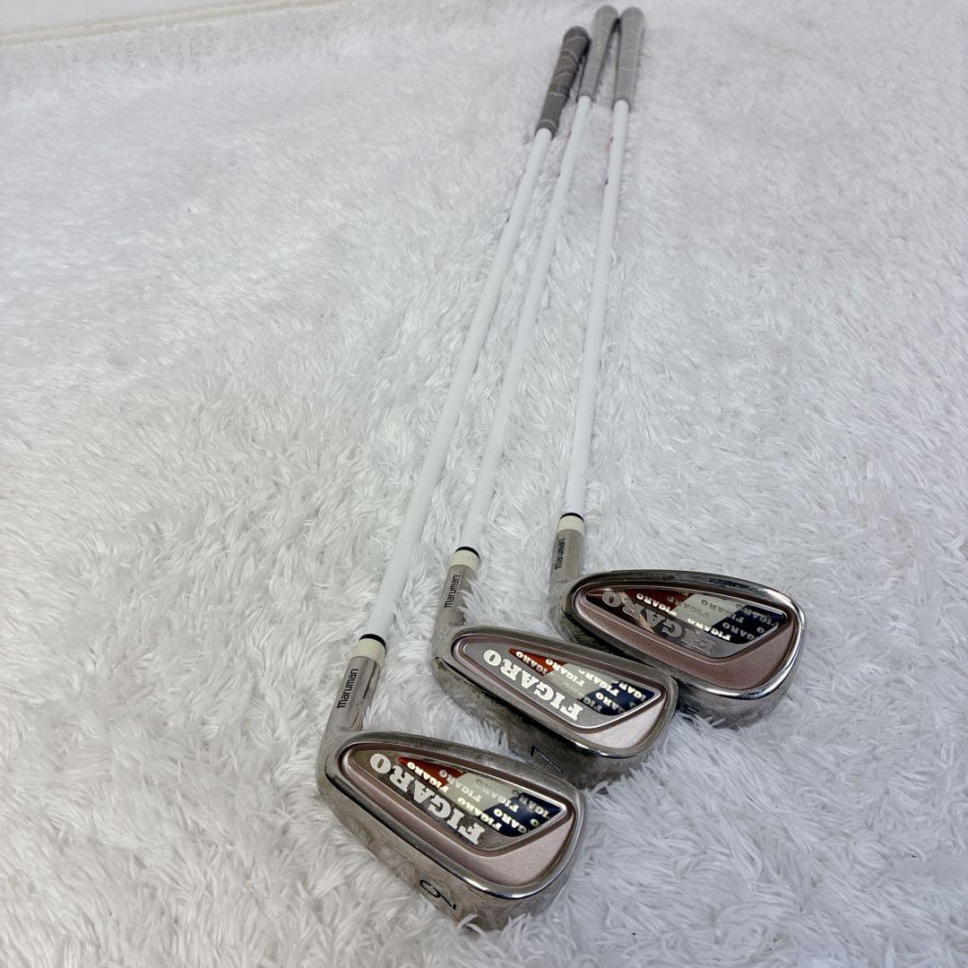 【極美品】マルマン　フィガロ　レディースゴルフクラブセット７本　右利き