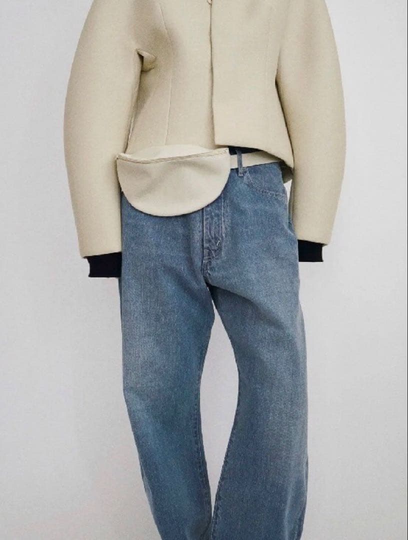 【新品未使用タグ付】AURALEE オーラリー スポンジ ブルゾン ブラック