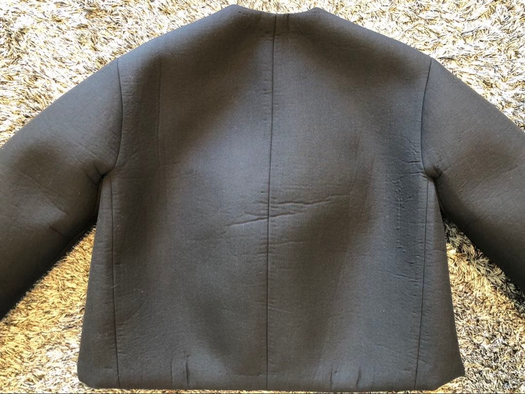 【新品未使用タグ付】AURALEE オーラリー スポンジ ブルゾン ブラック