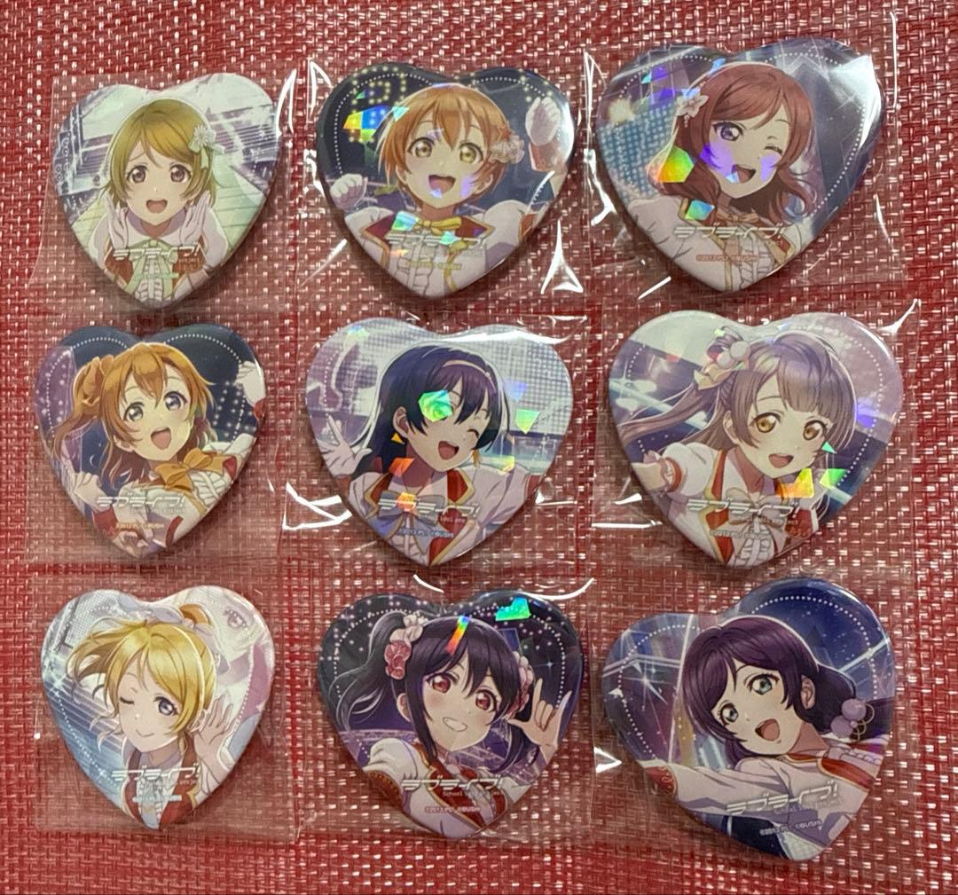 ラブライブ！μ's 全種類 スクフェス2 缶バッジ