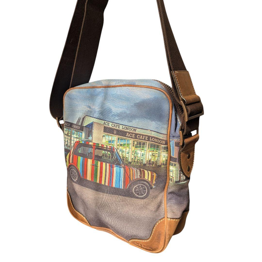 美品　希少　ポールスミス　ミニクーパー　マルチストライプ　ショルダーバッグ