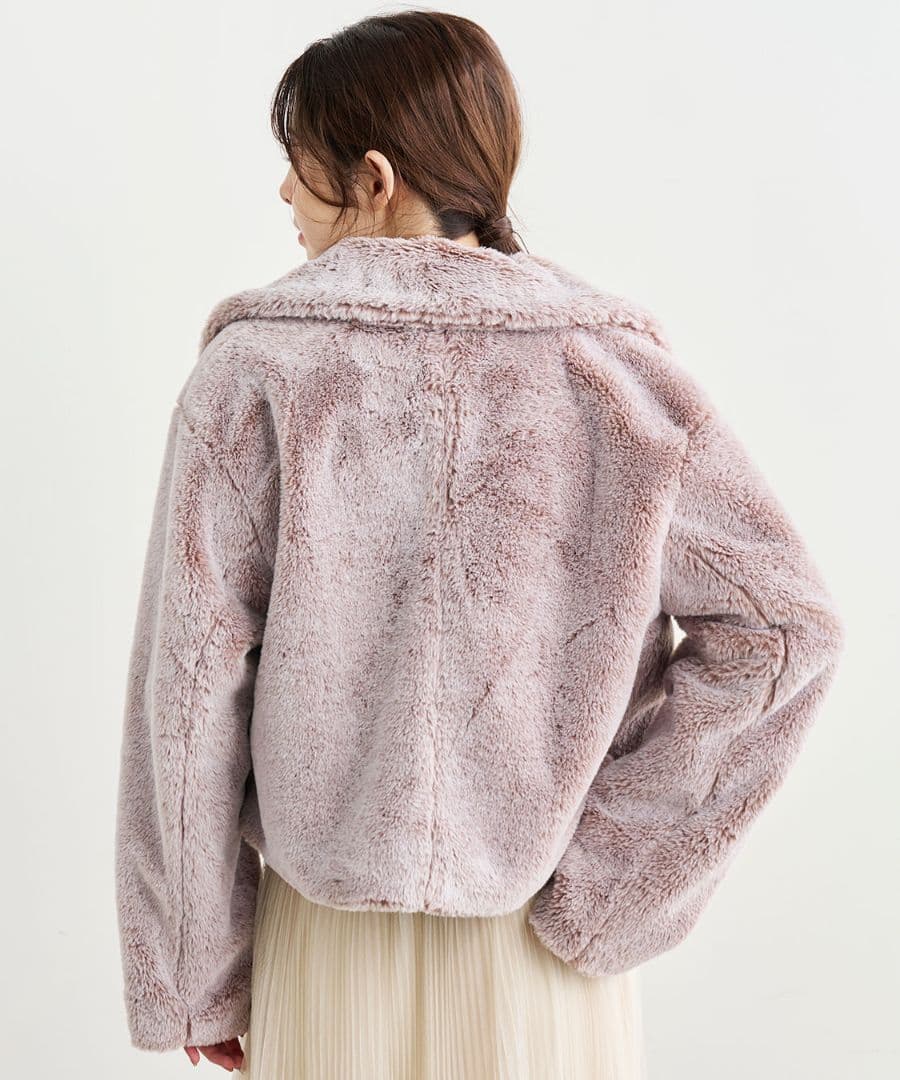 【セール価格以下】 実物写真掲載 ココディール ショートファージャケット