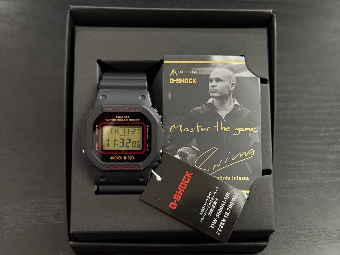 新品 限定 G-SHOCK DW-5600AI-1JR イニエスタ オリジン