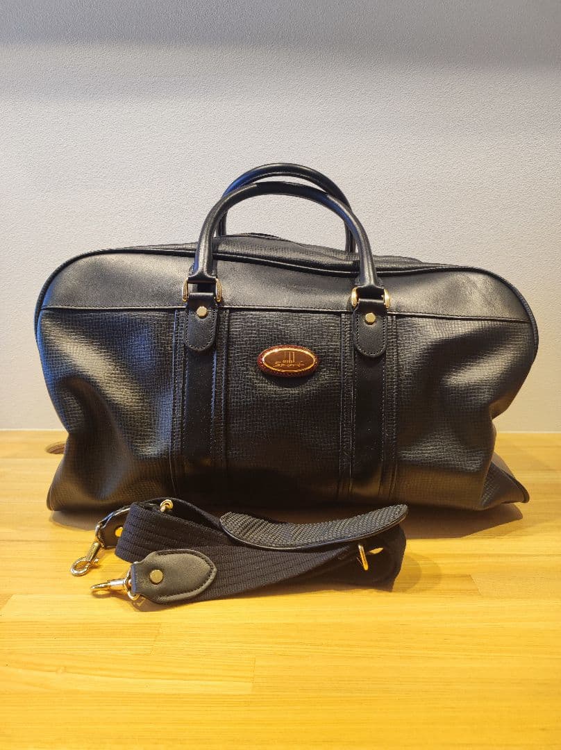 新品 ダンヒル スポーツ レザー ボストン バッグ