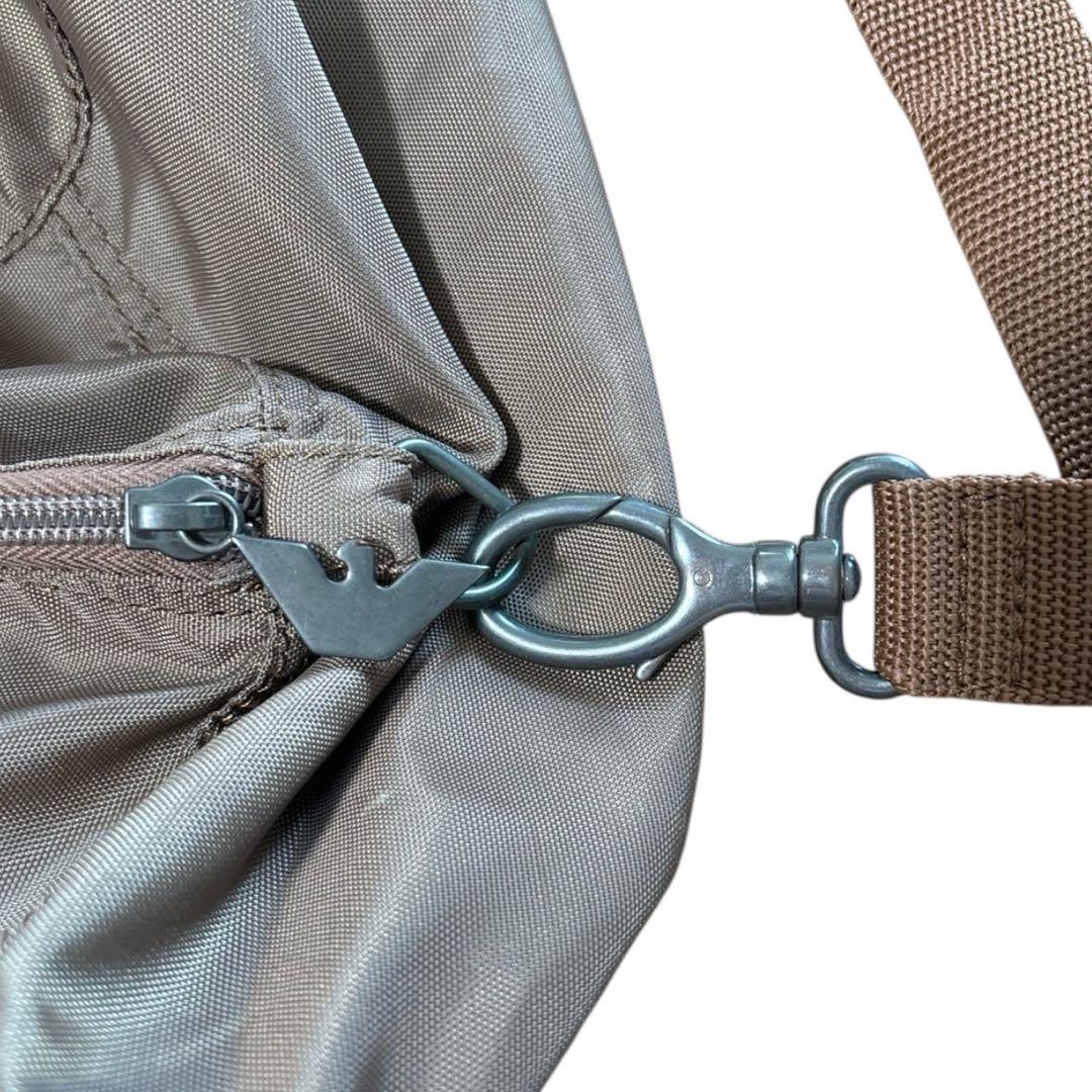 美品◎エンポリオアルマーニ 2way 斜めがけ可 ボストンバッグ ショルダー付