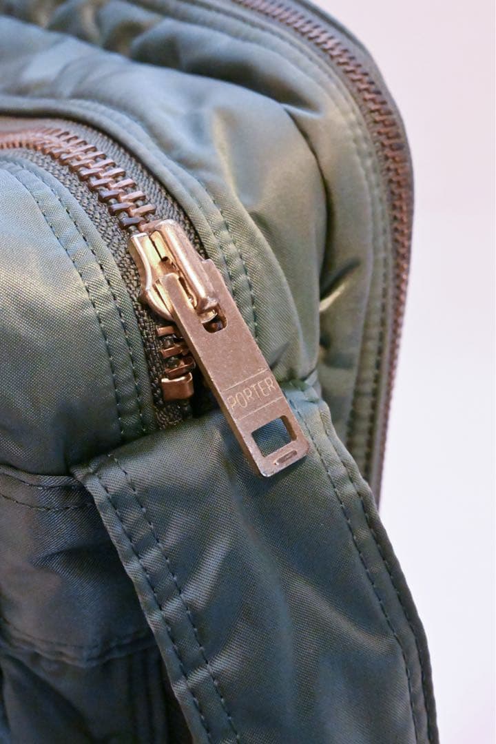 PORTER ポーター TANKERショルダーバッグ XLセージグリーン 拡張