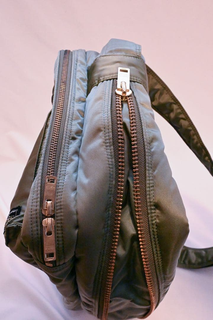 PORTER ポーター TANKERショルダーバッグ XLセージグリーン 拡張