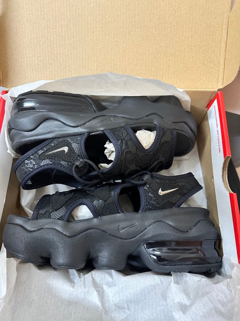 試着のみ未使用品 NIKE ナイキ エアマックスココ 黒レース 23cm