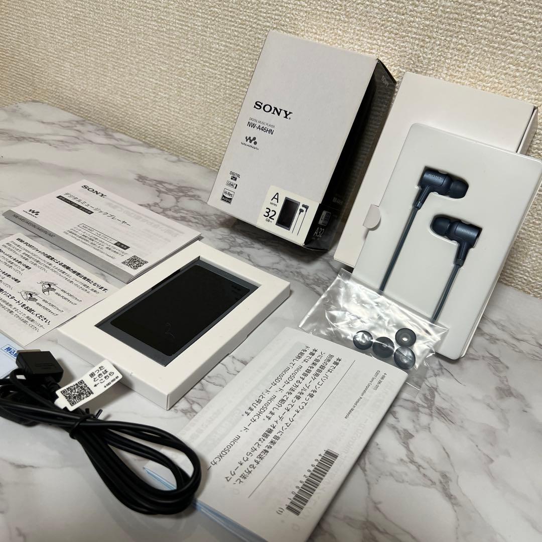 【美品】SONY WALKMAN〈NW-A46HN〉32GB ムーンリッドブルー