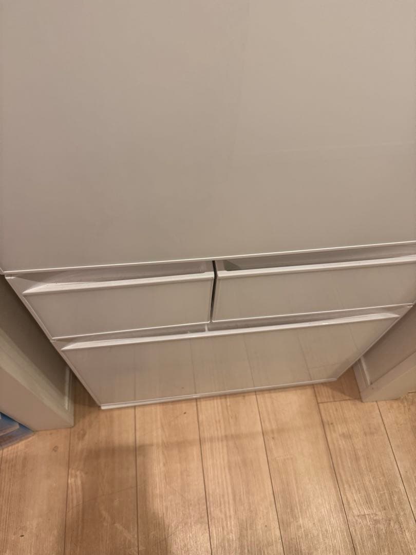 東芝　411L 冷蔵庫 右開き 強化ガラス棚