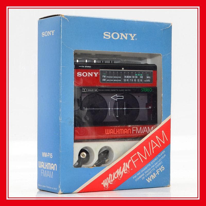 な*え様 希少★ソニー　ラジオ付きカセットウォークマン　WM-F15　ジャンク
