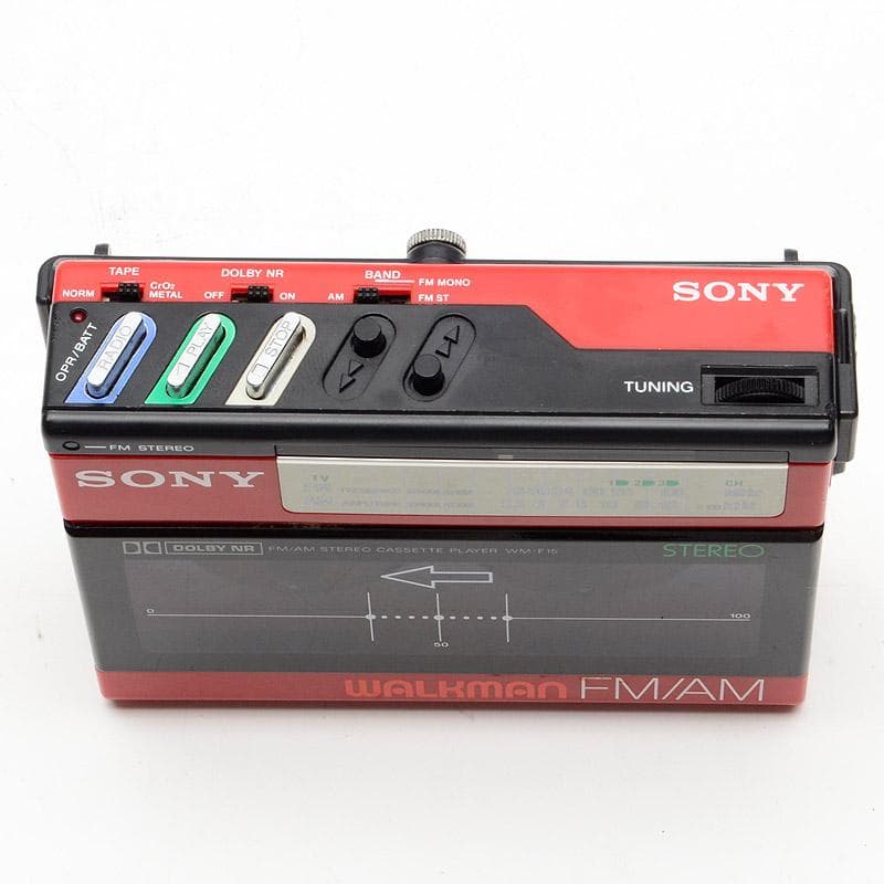 な*え様 希少★ソニー　ラジオ付きカセットウォークマン　WM-F15　ジャンク