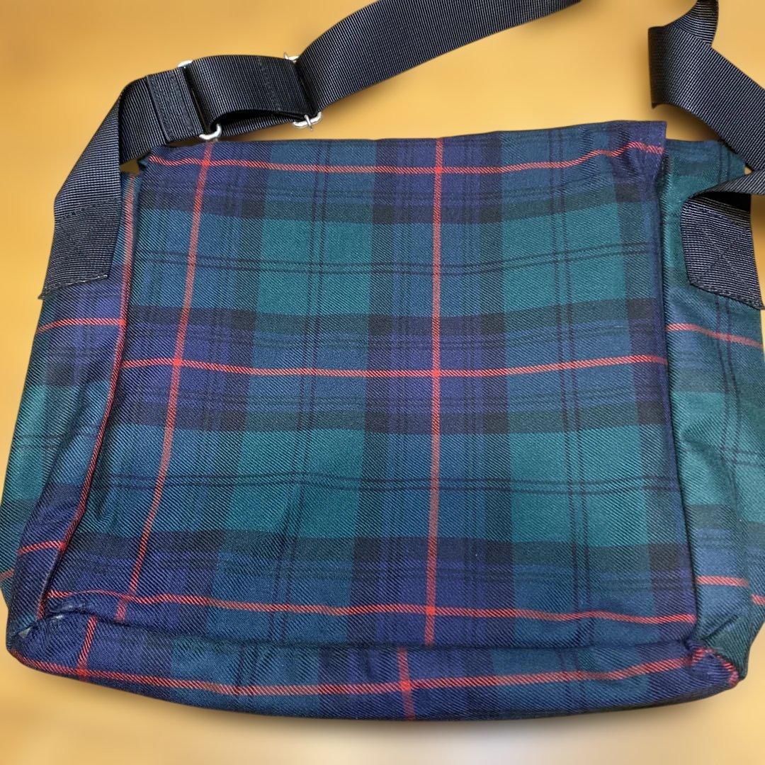 コムデギャルソン タータンチェックショルダーバッグ メッセンジャー