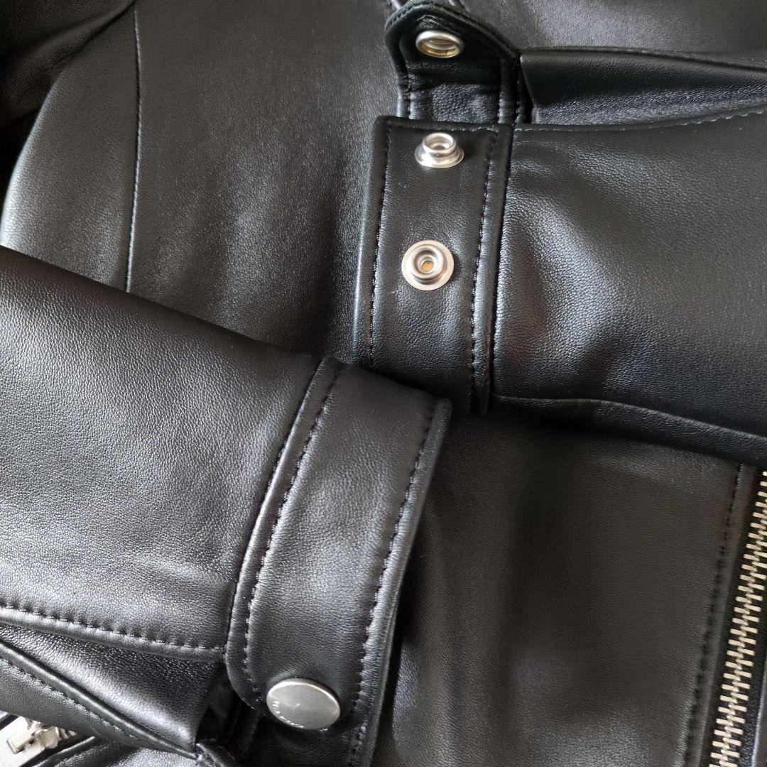 COACH シングルライダースジャケット