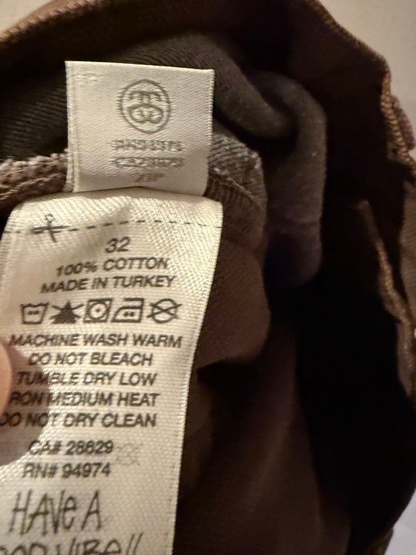 m*t様 Stussy ブラウン ワークパンツ