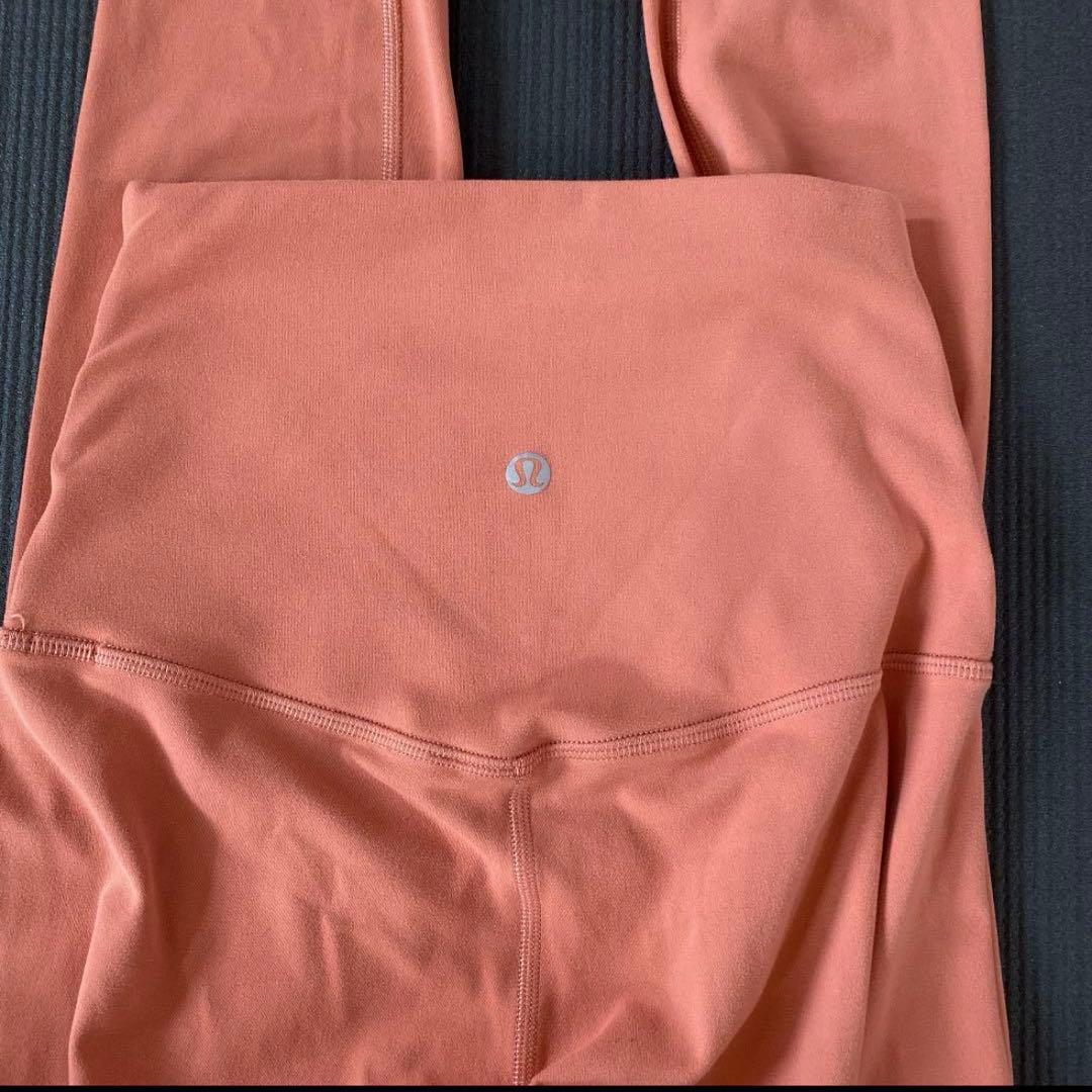 値下げ不可ルルレモンalignパンツ28 サイズ2 激レアピンク　レギンス