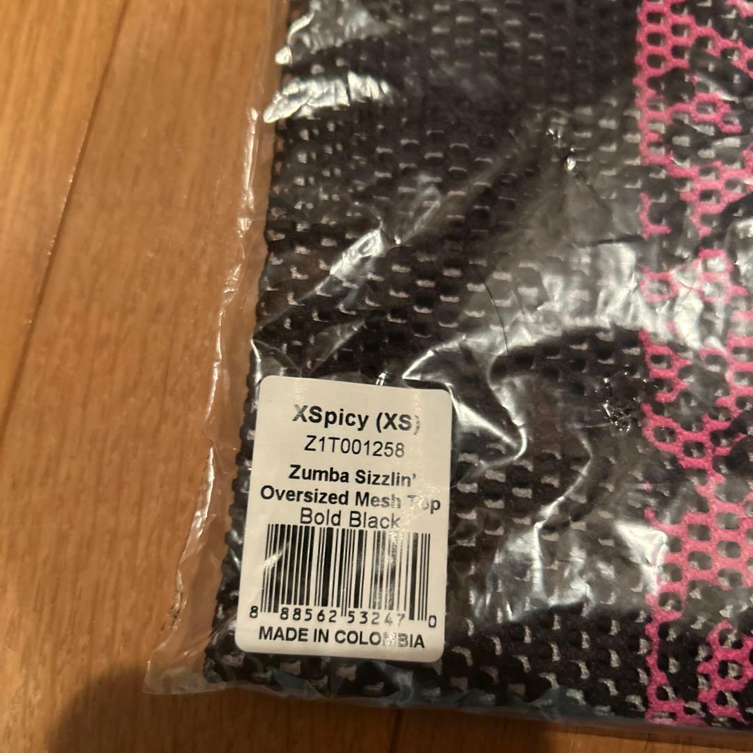 ZUMBAメッシュレオパード柄 新品　XS