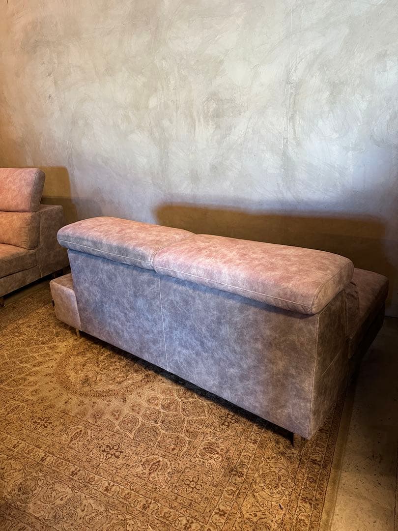 【東京都23区配送無料】定価20万円　ソファー　カウチ　椅子　L型　椅子　チェア