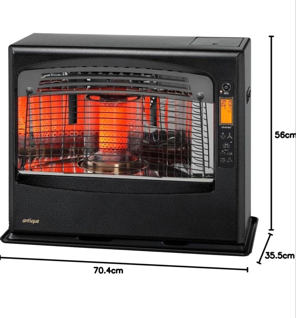 TOYOTOMI LR-68N 石油ファンヒーター アンティークモデル ブラック