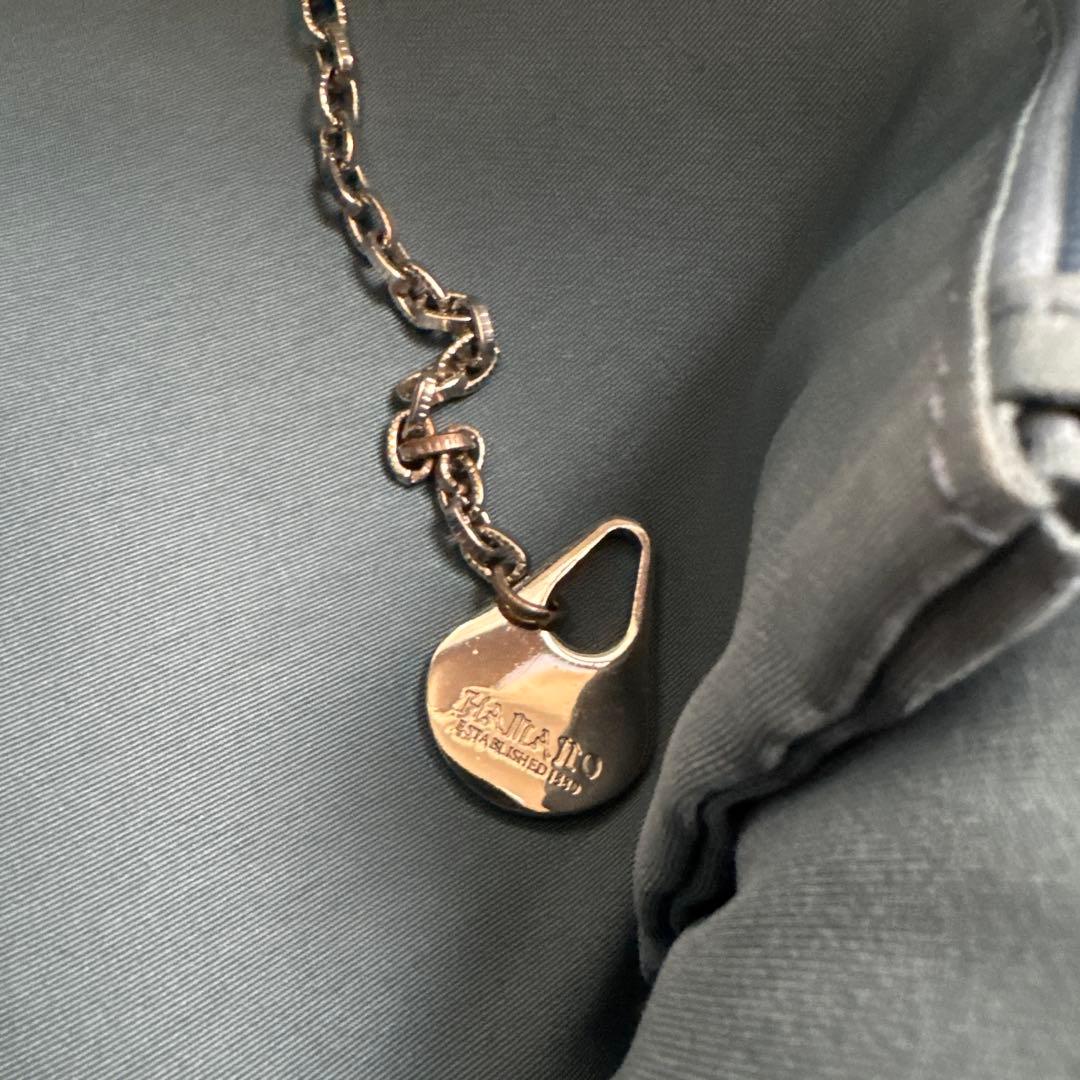 HAMANO ハマノ 本革 オイルドレザー セミショルダー ハンドバッグ 黒