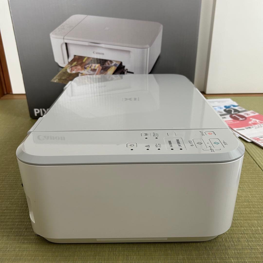 【新品純正インク付・動作良好】Canon PIXUS MG3630 ホワイト
