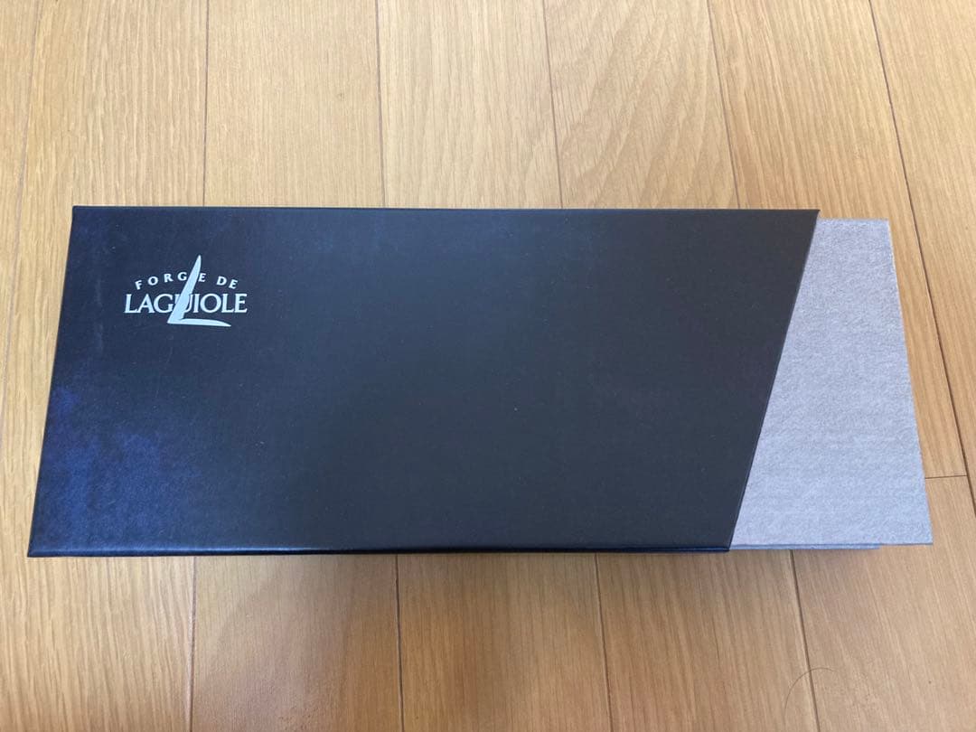 【新品未使用品】フォルジュドライヨール高級ソムリエナイフ本格派牛角　黒オシャレ