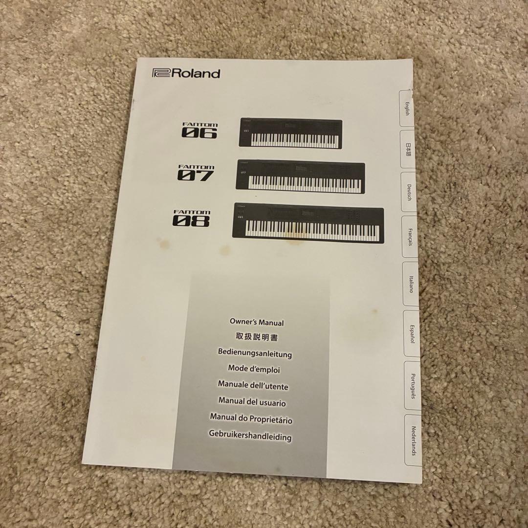 【最安値美品】76鍵 Fantom-07 純正ケース 説明書 おまけ付