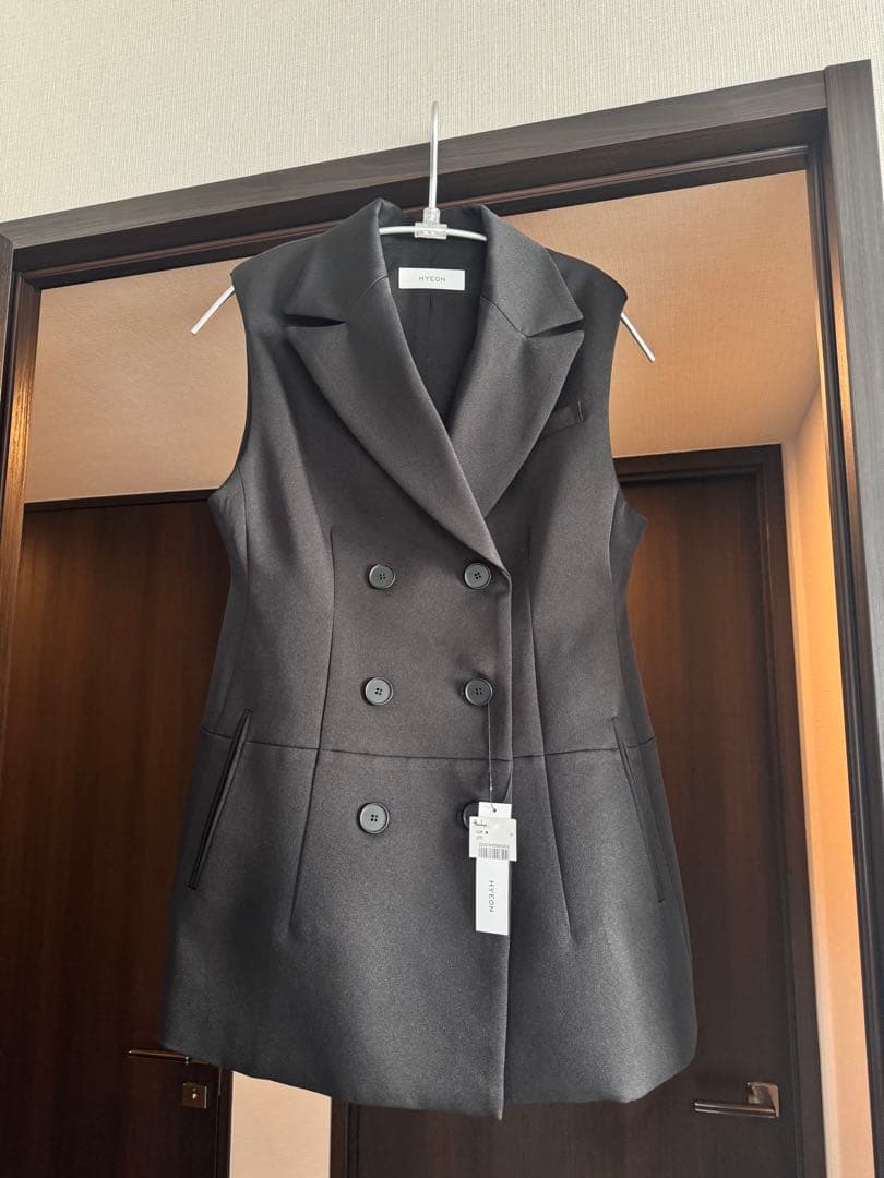 HYEON ballerina gilet バレリーナジレ ブラック