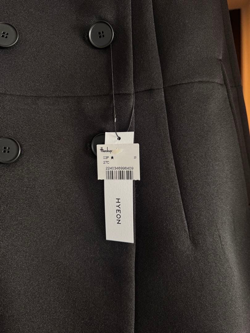 HYEON ballerina gilet バレリーナジレ ブラック