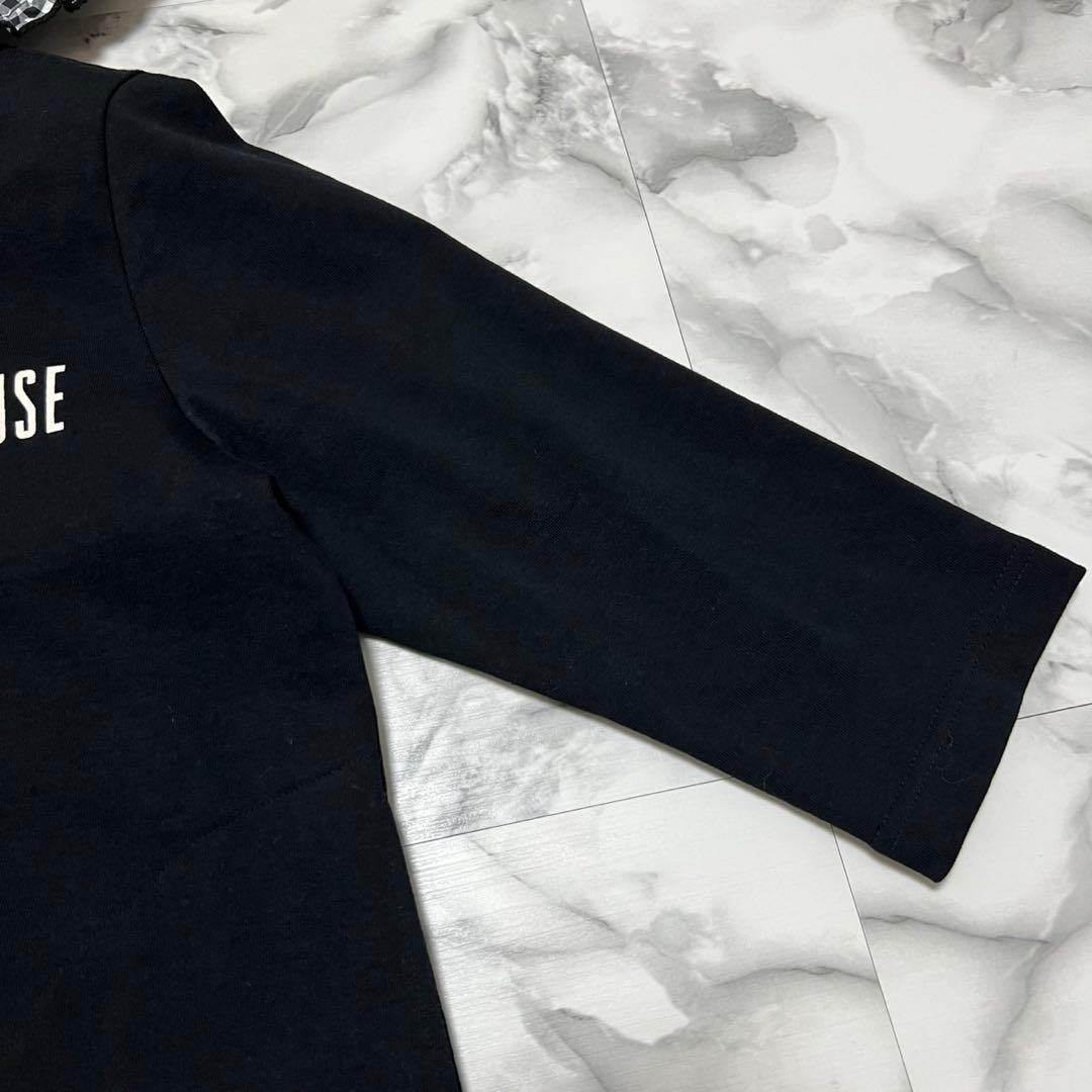 【極美品】ピンクハウス　ジップパーカー　2024年モデル　チェック　ブラック　M