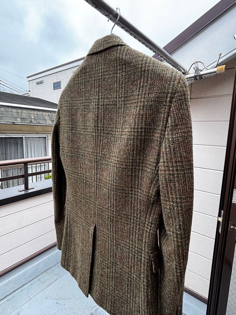 ラルフローレンRUGBY ツイードジャケット カーキブラウン