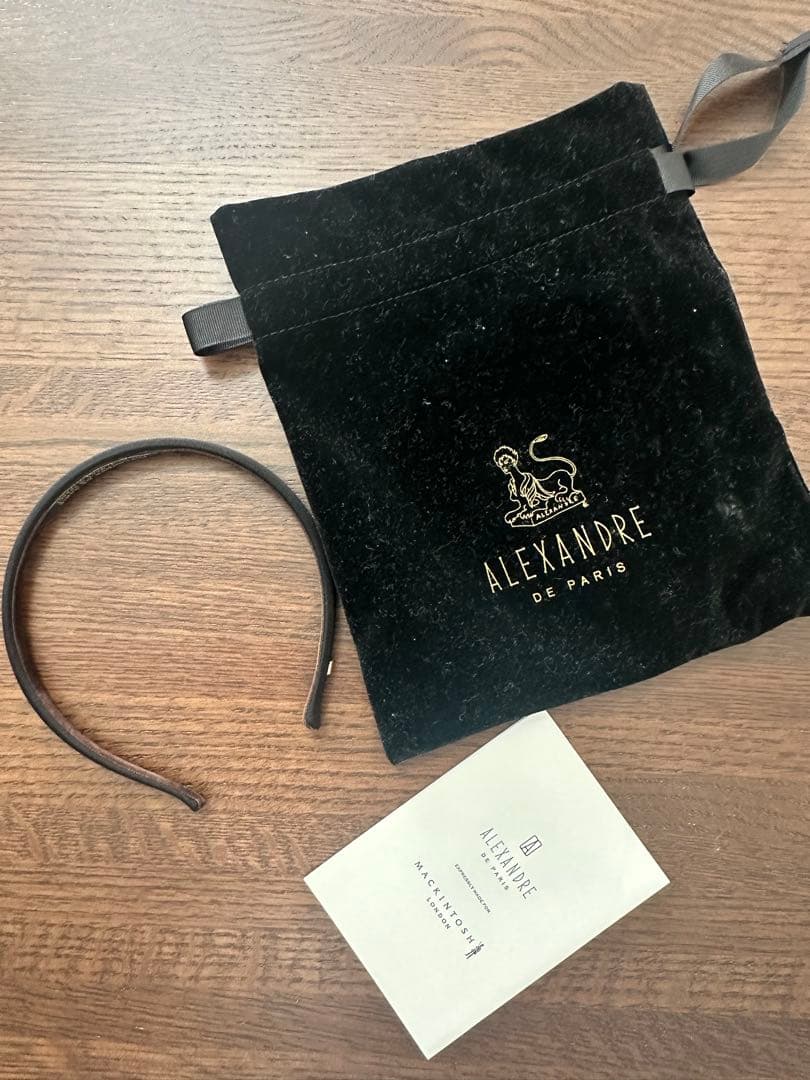値段相談可⭐︎アレクサンドゥパリ×マッキントシュロンドン　サテンカチューシャ