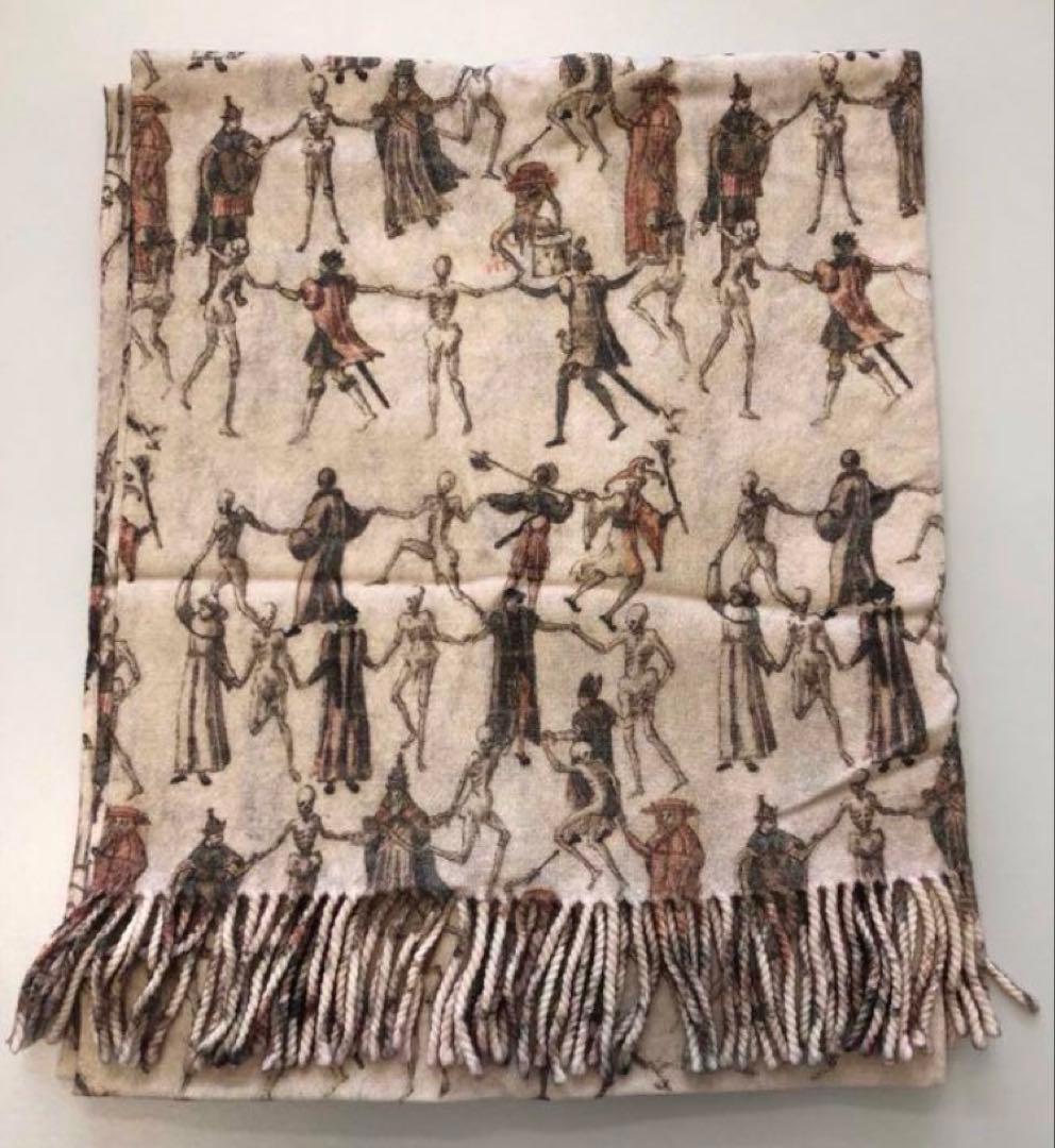 Cona　UNDERCOVER『死の舞踏 最高級ウール 大判ストール』